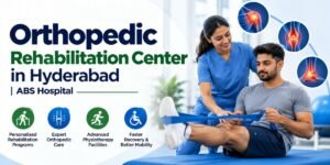 Orthopedic rehabilitation center in Hyderabad at ABS Hospital with physiotherapy and personalized recovery care